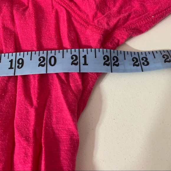 Lane Bryant Pink Women's Tee T-Shirt 3/4 Sleeve Cotton Plus Size - Picture 4 of 5